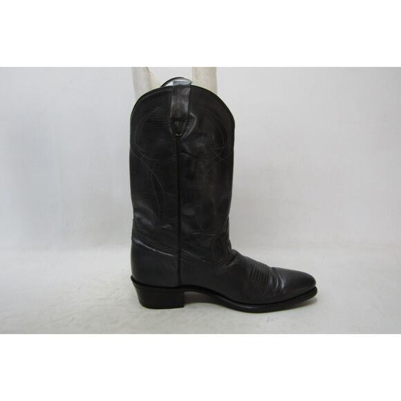 Acme Mens 9.5 D Gray Leather Western Cowboy Boots main image 11